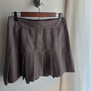 Abercrombie & Fitch Plaid Pleated Skirt – Size M – Preppy Fall Vibes
